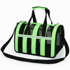 Foldable Pet Carrier Bag, Medium, Rose Red - Breathable Mesh