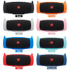 For JBL Charge 4 Bluetooth Speaker Portable Silicone Protective Cover with Shoulder Strap & Carabiner(Mint Green)