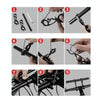 WEST BIKING YP0719246 Bicycle Light Code Table Extension Frame Specification: Carbon Fiber