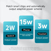 N21 15W 3 in 1 Transparent Magnetic Wireless Charger(Blue)