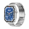 G40S 2.06 inch IP67 BT5.2 Sport Smart Watch, Support Bluetooth Call / Sleep / Blood Oxygen / Heart Rate / Blood Pressure Health Monitor(Silver)
