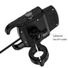 M9 Motorcycle Wireless Charging Mobile Phone Bracket 15W Fast Charging Mobile Phone Navigation Bracket(Gray)
