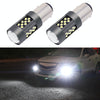 1 Pair 1157 12V 7W Continuous Car LED Fog Light(White Light)