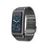 A8 1.98 inch 2 in 1 Bluetooth Earphone Steel Strap Smart Watch, Support ECG / NFC(Black)