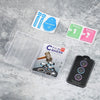 100pcs /Pack Luggage Shape Packaging Box PVC Transparent Package Box For Watch Case Lens Film, Spec: 4