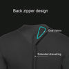 DIVESTAR 3mm Adult One Piece Wetsuit Long Back zipper Warm Diving Surf Suit, Size: XL(Black)