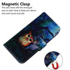 For Realme 13+ Global Coloured Drawing Flip Leather Phone Case(Oil Painting Owl)