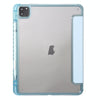 Clear Acrylic Leather Tablet Case For iPad Air 13 2024 / Pro 12.9 2022/ 2021 / 2020 / 2018(Sky Blue)