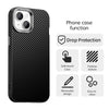 For iPhone 15 Plus Carbon Fiber Series IMD Phone Case(Black)