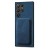 For Samsung Galaxy S25 Ultra 5G Retro Leather Card Bag Magnetic Phone Case(Blue)