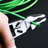 TUOSEN Multifunctional Crimping and Stripping Labor Saving Flat Pliers Vise Manual Wire Cutters, Style:11116 9 Inch