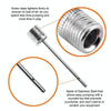 100pcs /Pack Stainless Steel Ball Pump Needles For Football, Basketball, Volleyball, Rugby Balls