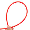 TRLREQ Mountain Bike Brake Tube 5mm Hydraulic Oil Disc Oil Brakes Braided Tube, Length: 3 PCS 1m (Red)