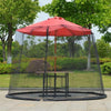 HY-0205 300 x 230 cm Outdoor Parasol Anti-mosquito Net Cover, Dimensions: Straight Rod Umbrellas(Black)