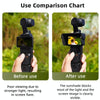 For DJI Osmo Pocket 3 BRDRC Sunshade Hood Light Weight Screen Shade(Black)