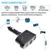 TR35 Car 2 in 1 Cigarette Lighter Extension Socket 20W PD Fast Charge QC3.0 USB Charger