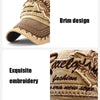 JAMONT 12970 Tiger Head Pattern Sun Hat Embroidery Baseball Cap Cotton Outdoor Leisure Cap, Size:One Size(Grey)