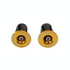 1pair MEROCA Mountain Bike Expansion Lock Bar Plug Road Bike Bicycle Bar Plug End Cover, Color: Gold