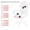 Stretch Chair Cover Office Armrest Lift Computer Chair Seat Cover, Size: M(Happy Christmas Green)