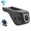 R860 Screen WIFI 1080p Hidden Driving Recorder Double Records(Black)