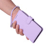 For Samsung Galaxy S25+ 5G BETOPNICE BN-005 2 in 1 Detachable Imitate Genuine Leather Phone Case(Light Purple)