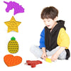 2 PCS Children Mathematical Logic Educational Toys Silicone Pressing Parent-Child Interactive Board Game, Style: Dinosaur