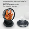 F409 Car Fan General Car Shaking Head Fan(Cigarette Lighter Port  24V)
