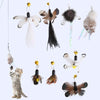 White Butterfly Cat Teaser Refill - Feather & Bell