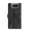 For Asus Zenfone 7 ZS670KS /  7 Pro ZS671KS Skin Feel Crocodile Texture Magnetic Clasp PU Leather Phone Case(Black)