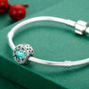 S925 Sterling Silver Romantic Snowflakes Beads DIY Bracelet Necklace Accessories
