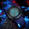 SANDA 2128 Astronaut Waterproof Luminous Electronic Watch(Blue)