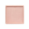 25x25x1.8cm Jewelry Tray Ring Square Empty Plate Earrings Necklace Jewelry Display Tray(Pink)
