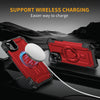 For iPhone XR Lens Holder MagSafe Phone Case(Red)