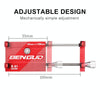 Motorcycle Handlebar Aluminum Alloy Phone Bracket(Red)