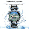 STRYVE S8023 Sports Watch Nights Light Waterproof Timing Alarm Men Watch(Blue)