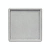 25x25x1.8cm Jewelry Tray Ring Square Empty Plate Earrings Necklace Jewelry Display Tray(Gray)