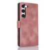 For Samsung Galaxy S23+ 5G Dreamy Butterfly Love Flower Embossed Leather Phone Case(Rose Gold)