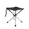 Outdoor Retractable Portable Stainless Steel Stool Camping Beach Fishing Folding Chair, Spec: L