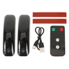 H901 2pcs / Pack Car Remote Pilot Light Warning Light Dual Flash Light (Black)