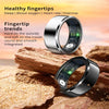 R6 SIZE 9 Smart Ring, Support Heart Rate / Blood Oxygen / Sleep Monitoring(White)
