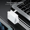 ROCK RH-PD64W T31 2C1A 65W Fast Charge Gallium Nitride Travel Charger, Specification: Single Piece, CN Plug(White)