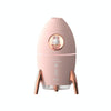 ICARER FAMILY V9 Small USB Plug-in Rocket Shape Jellyfish Fog Circle Night Light Humidifier(Pink)