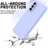 For Samsung Galaxy A56 5G Pure Color Liquid Silicone Shockproof Full Coverage Phone Case(Purple)