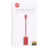 TH001 USB-C / Type-C Male to HDTV Female 4K UHD Adapter(Red)