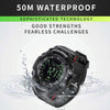 SPOVAN PR2 Men Multifunctional Waterproof Bluetooth Smart Electronic Watch(Black)