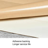 3mm Thickness 35x38.5cm 3D Self-Stick Wallpaper Soft Wrapping Waterproof Wall Sticker(White)
