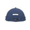 Autumn and Winter Drawstring Dome Hip Hop Hat without Eaves, Size:One Size(Blue)