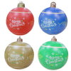 MT709 Yard Christmas Ornaments PVC Inflatable Balls(Red)