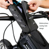 WILD MAN M90 EVA Hard Shell Mountain Bike Mobile Phone Touch Screen Waterproof Front Beam Bag(Black Gray)