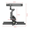 YELANGU C15 YLG0711A Video Camera Cage Stabilizer with Handle & Rail Rod for Nikon Z6 / Z7(Black)